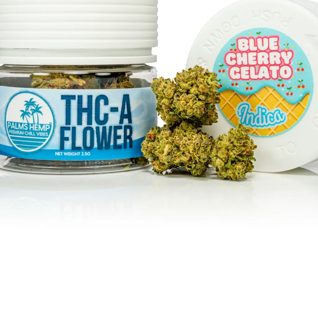 Palms - THCA Flower - Blue Cherry Gelato - Label #4.webp