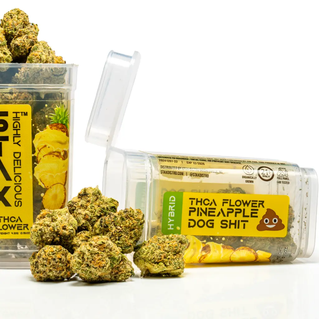 Stax - THCA Flower - 4.2g - Pineapple Dog Shit - Label #4 (1).webp