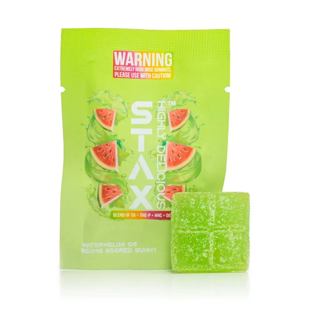 Stax - Gummies - 250mg - Watermelon OG - Front #1.webp