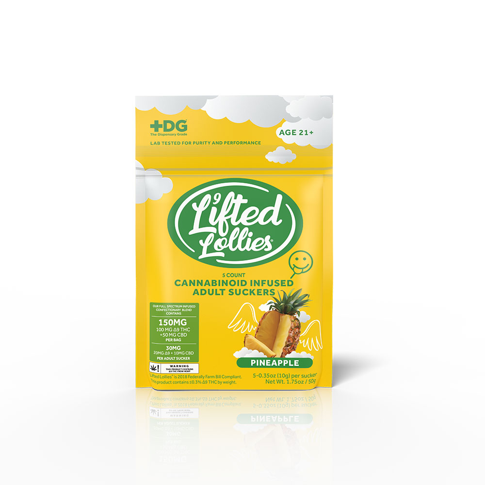 Lifted Lollies Pineapple - Edible Lollipop