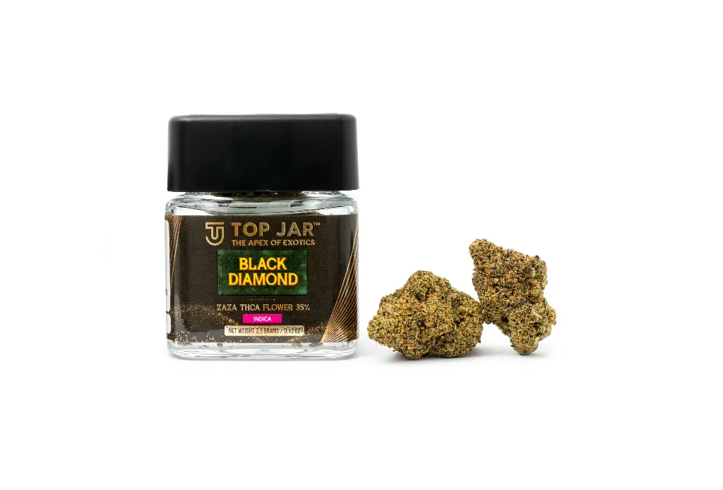 Top Jar Black Diamond - Flower Bigs