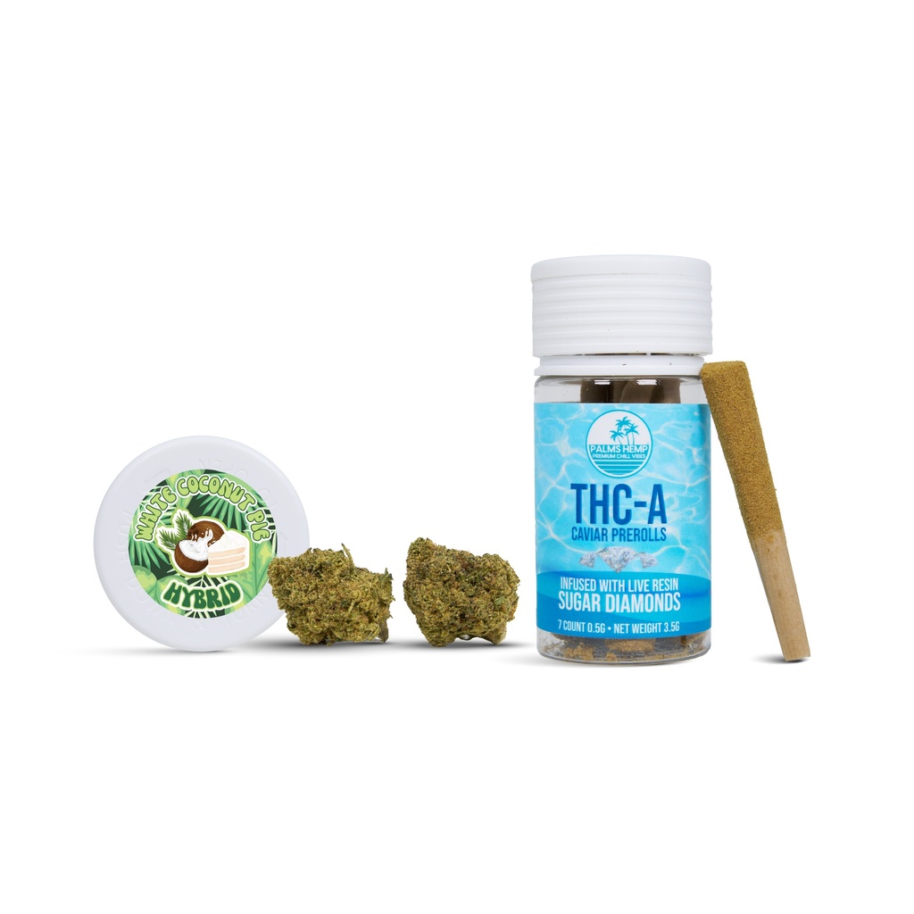 Palms White Coconut Pie - Pre-Roll Cone