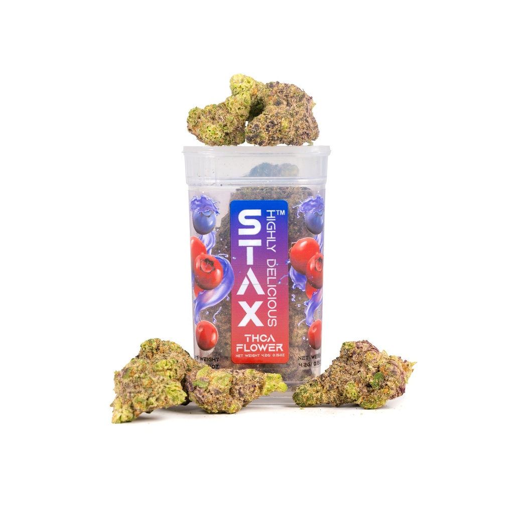 Stax Huckleberry Soda - THCA Flower Smalls
