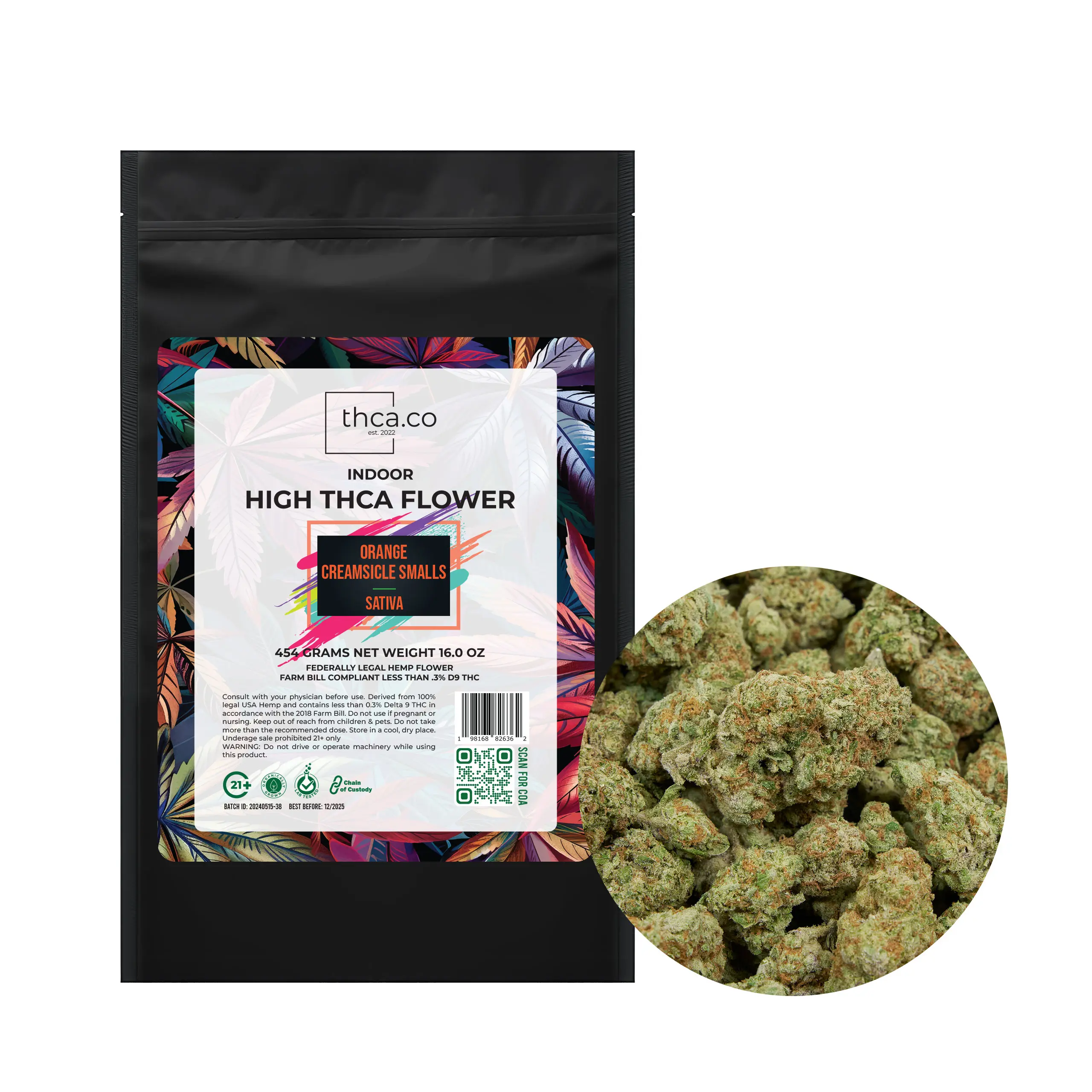 THCA.Co Orange Creamsicle - Flower Smalls