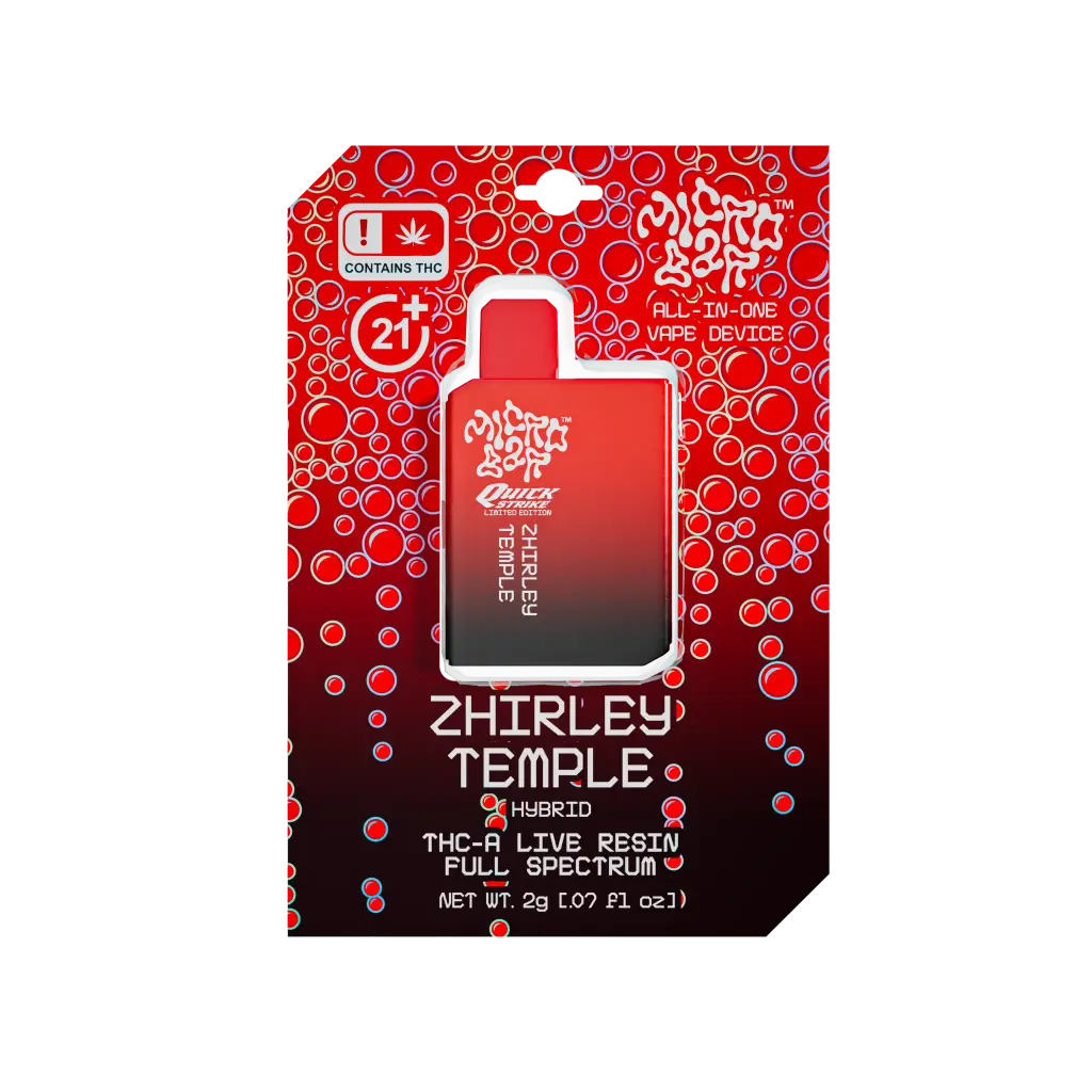 10ct POS Microbar 2g Disposable-Zhirley Temple-Hybrid