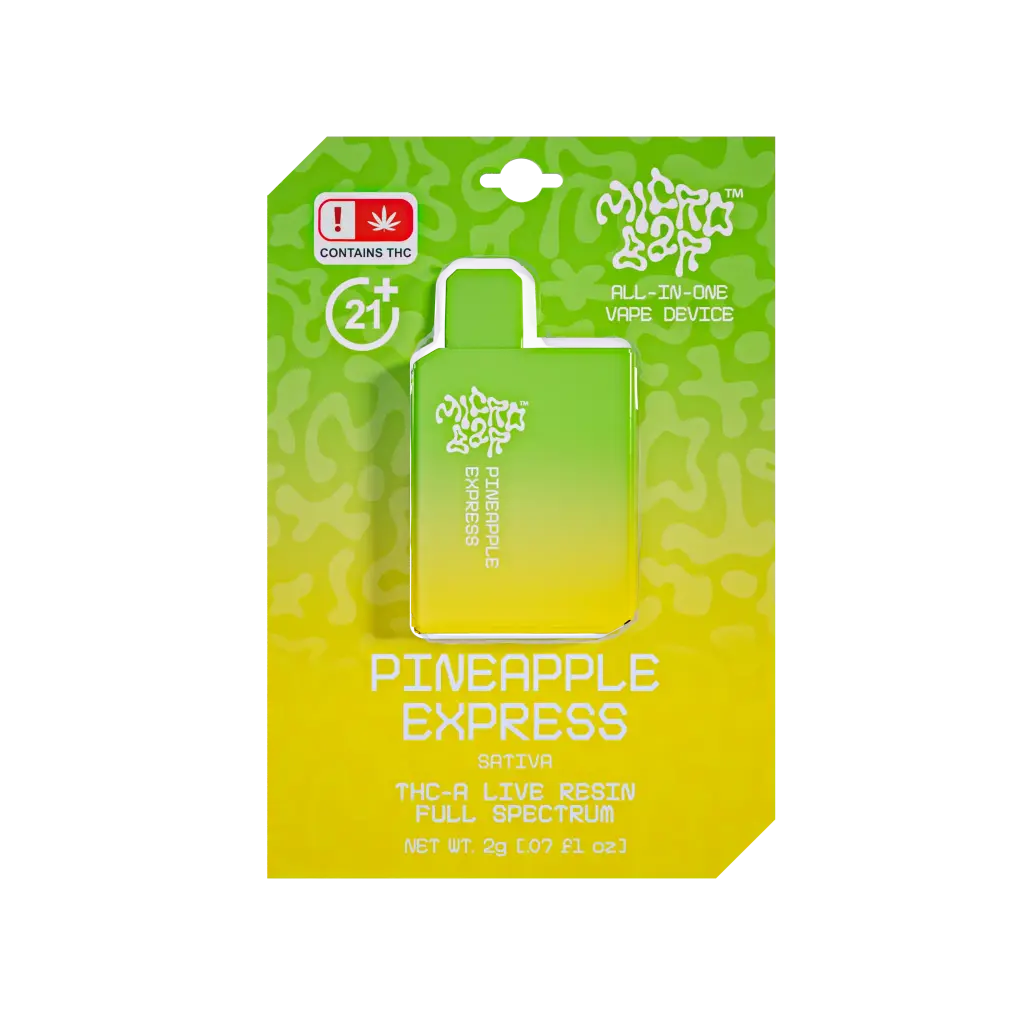 10ct POS Microbar 2g Disposable-Pineapple Express-Sativa