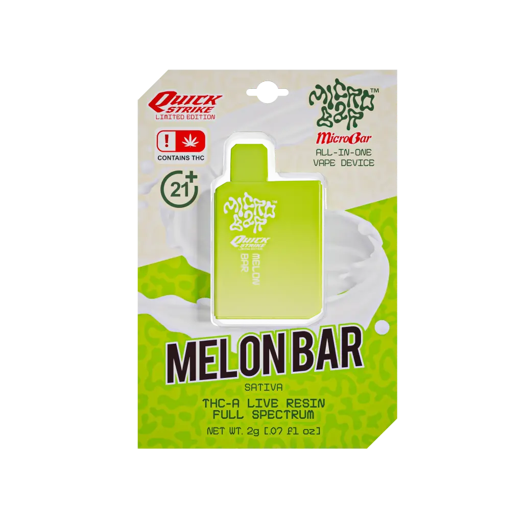 10ct POS Microbar 2g Disposable-Melonbar-Sativa