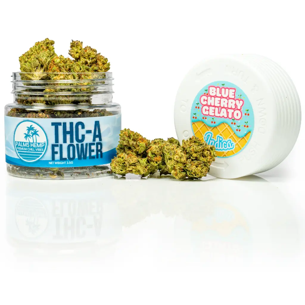 12 ct POS Palms THCA Flower x 3.5g Blue Cherry Gelato