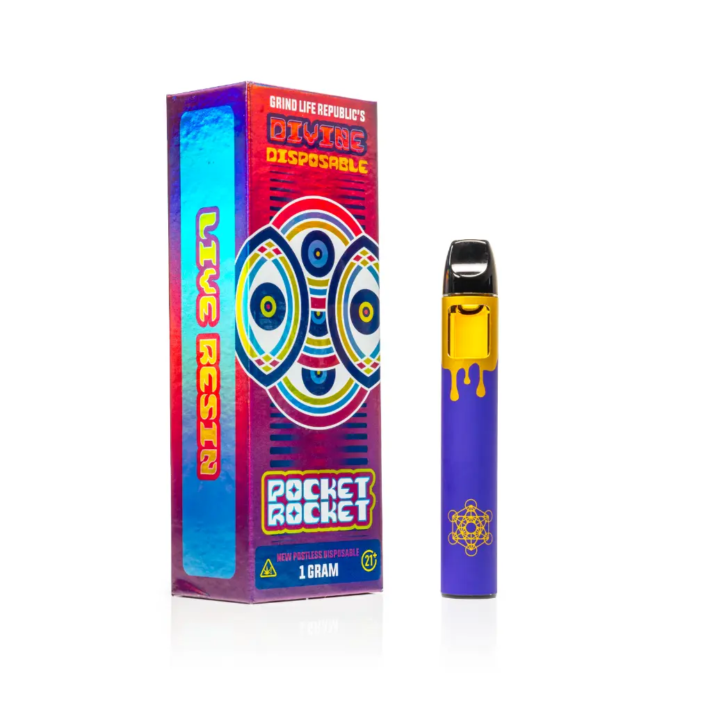 10ct POS GrindLife Divine 1G Grape Gogi - Extracts THCA Vapes