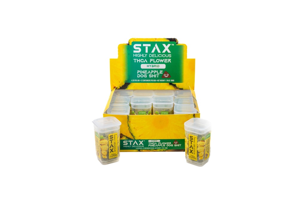 POS STAX THCA Flower 4.2g Pineapple Dog Shit