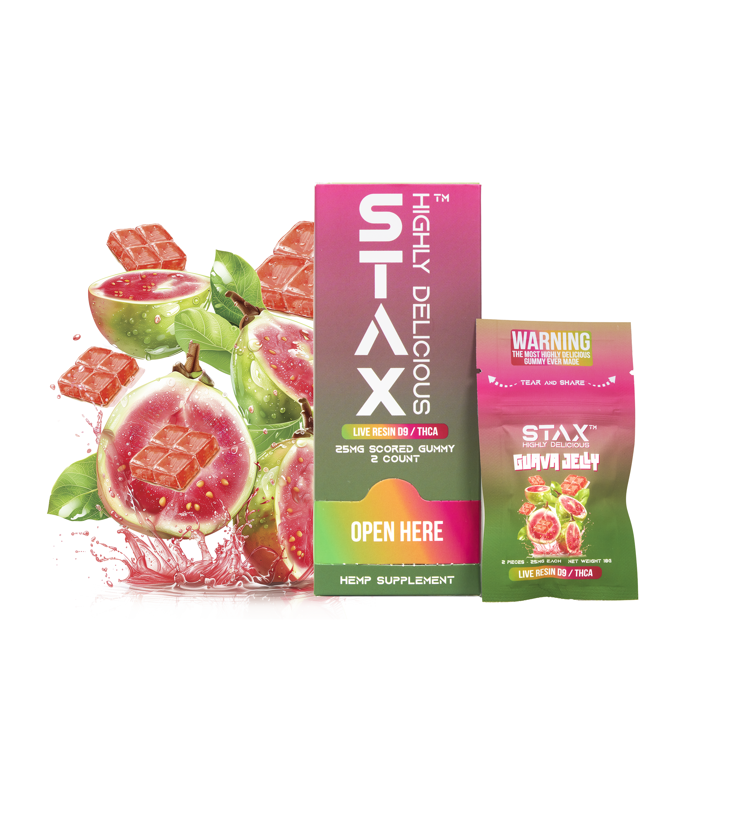 POS STAX Tower THCA Live Resin - Guava Jelly